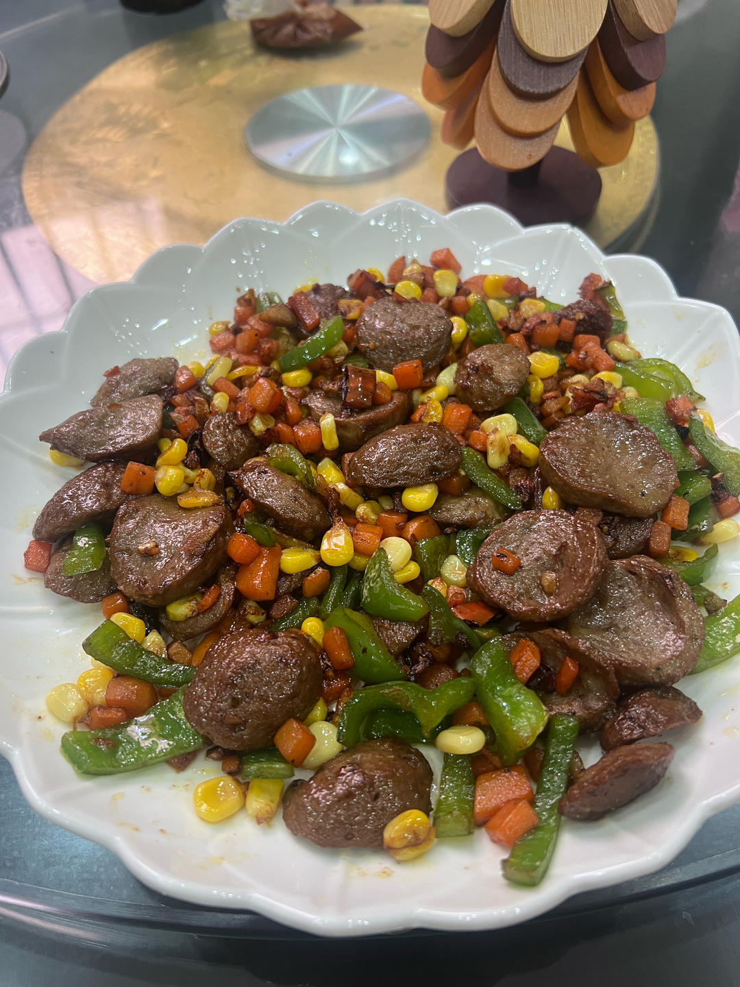 今日菜谱：香炒牛肉丸