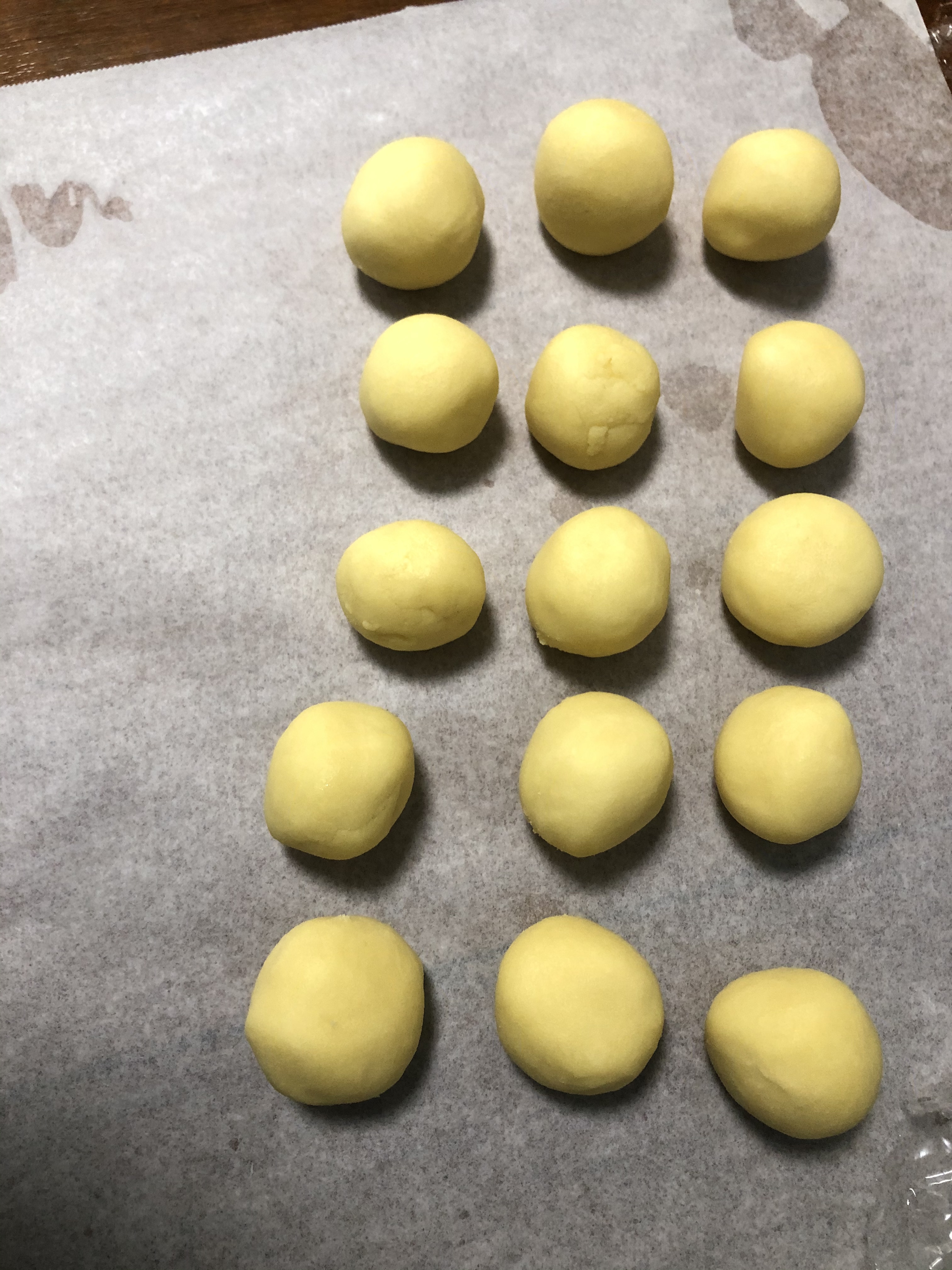 18个蛋黄酥（黄油版）的做法 步骤4