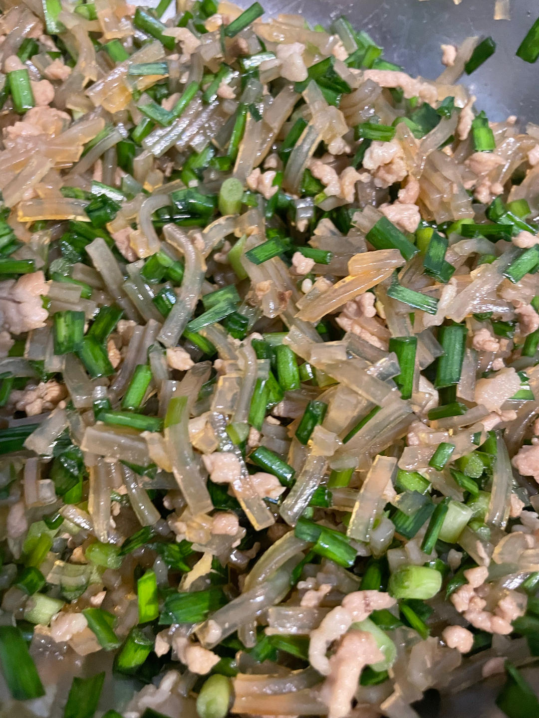 皮薄馅儿大的粉丝肉末包子（馅料做法）
