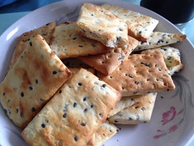 无糖芝麻苏打饼干