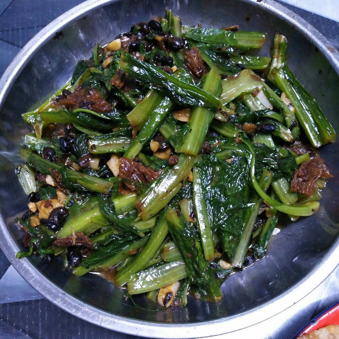 豆豉鲮鱼油麦菜