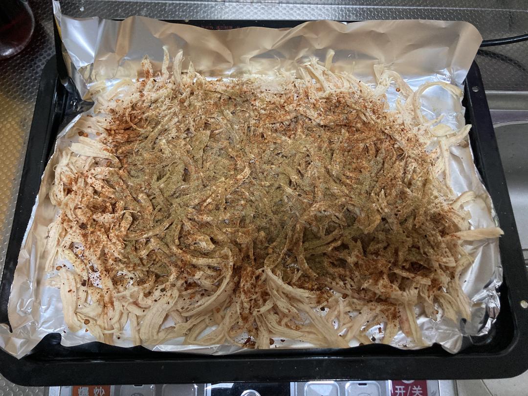 孜然烤鸡胸肉丝