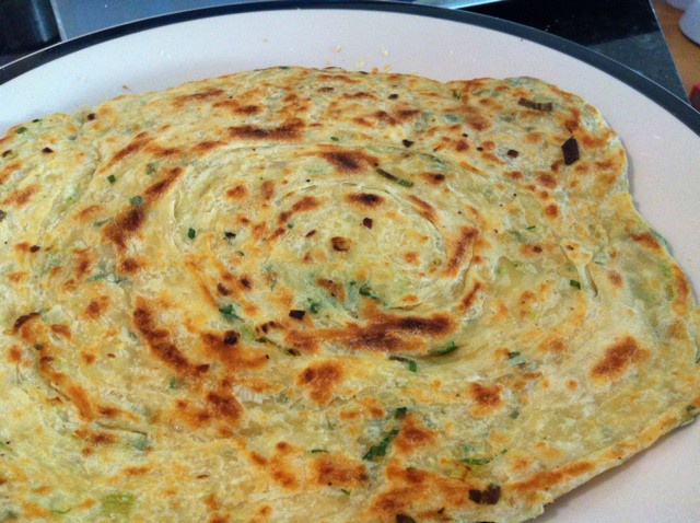自制葱油饼