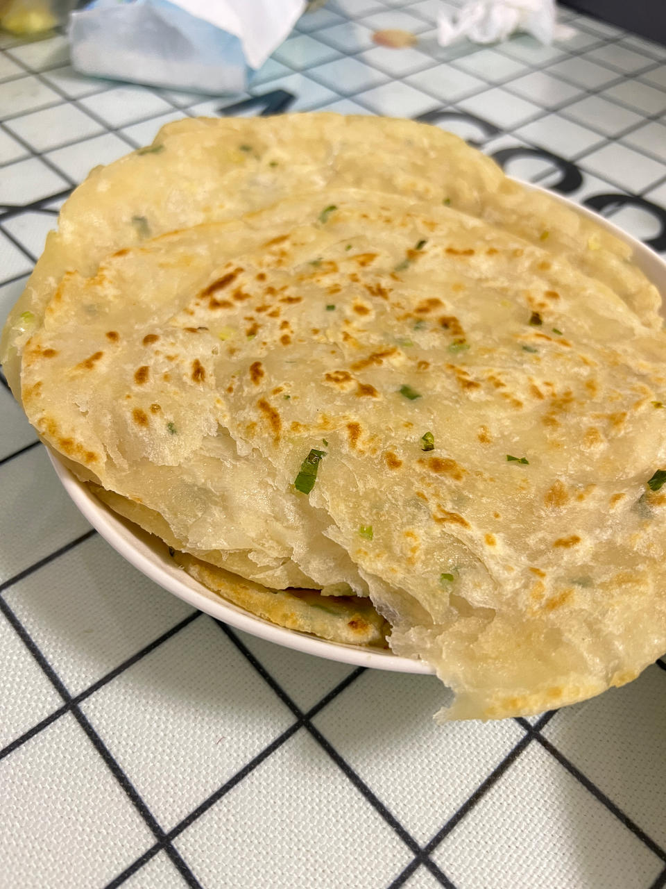 烙饼有窍门 步骤太详细了 柔软多层凉了也不硬 附细节视频详解