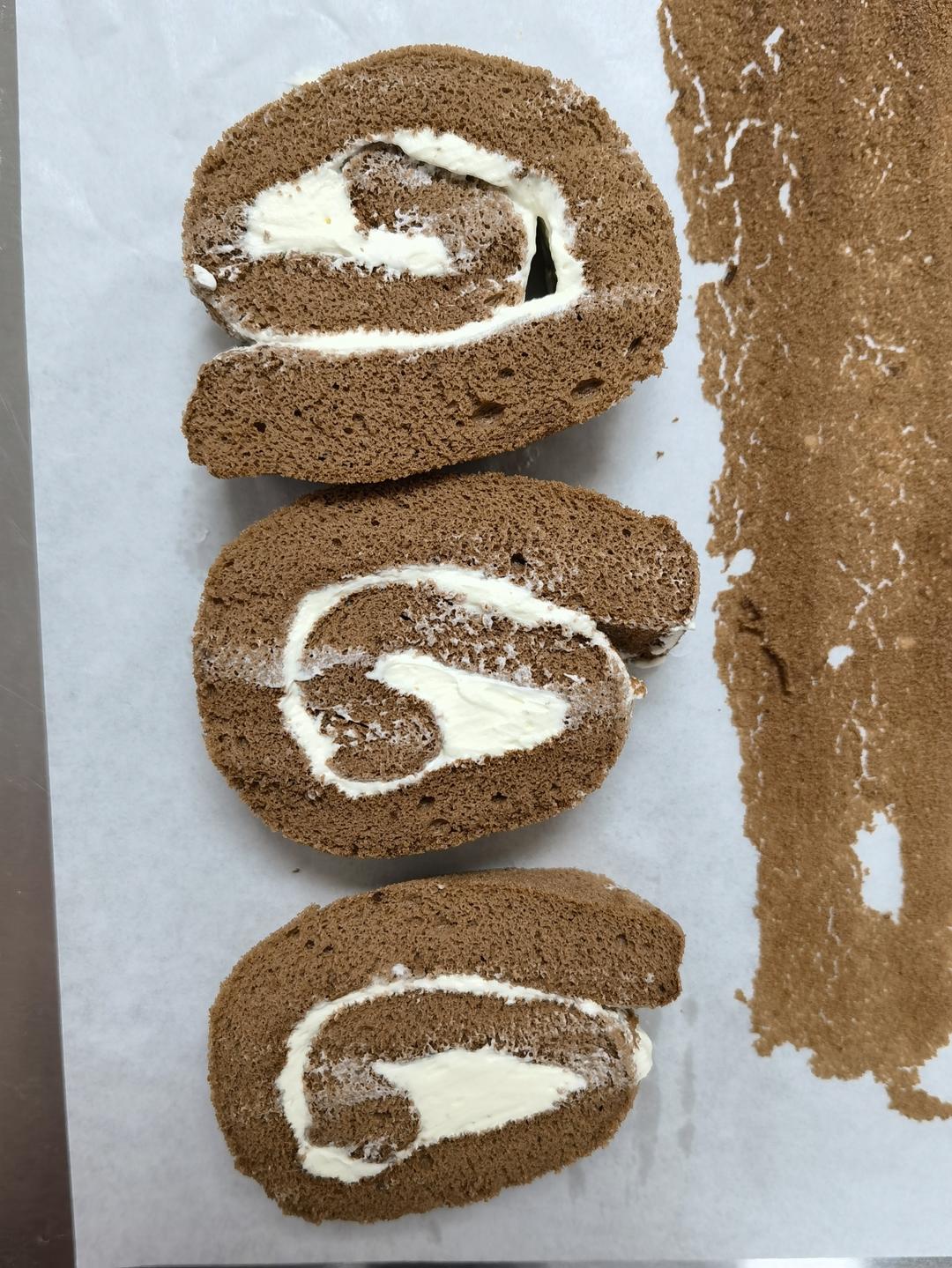 私房爆单🔥可可蛋糕卷丨不消泡卷不裂的配方分享