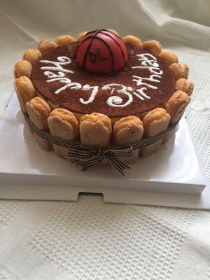 提拉米苏篮球蛋糕的做法 步骤19