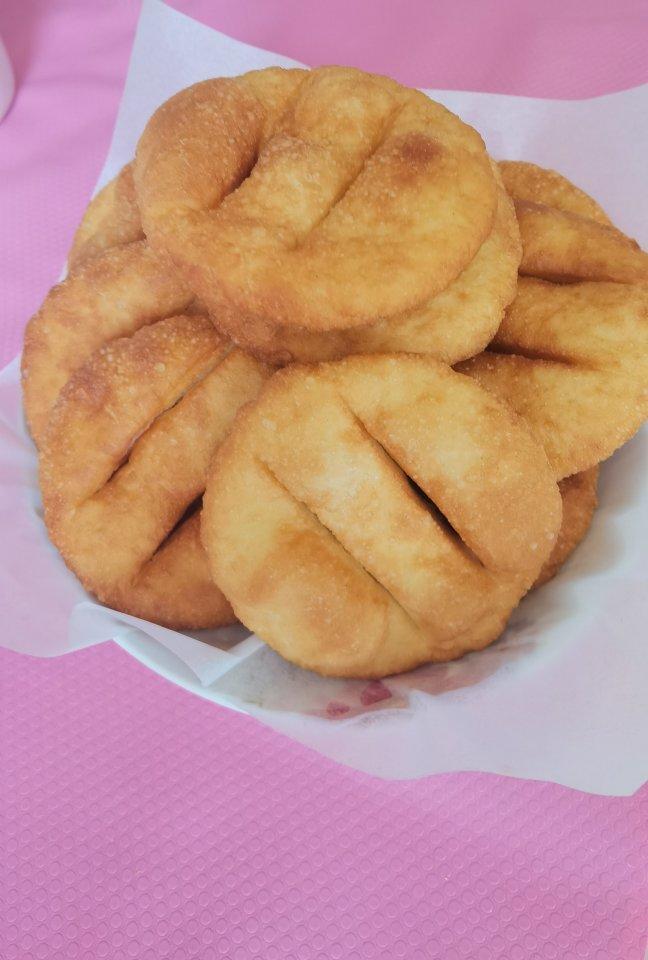 百合爱上烘焙做的回民油香