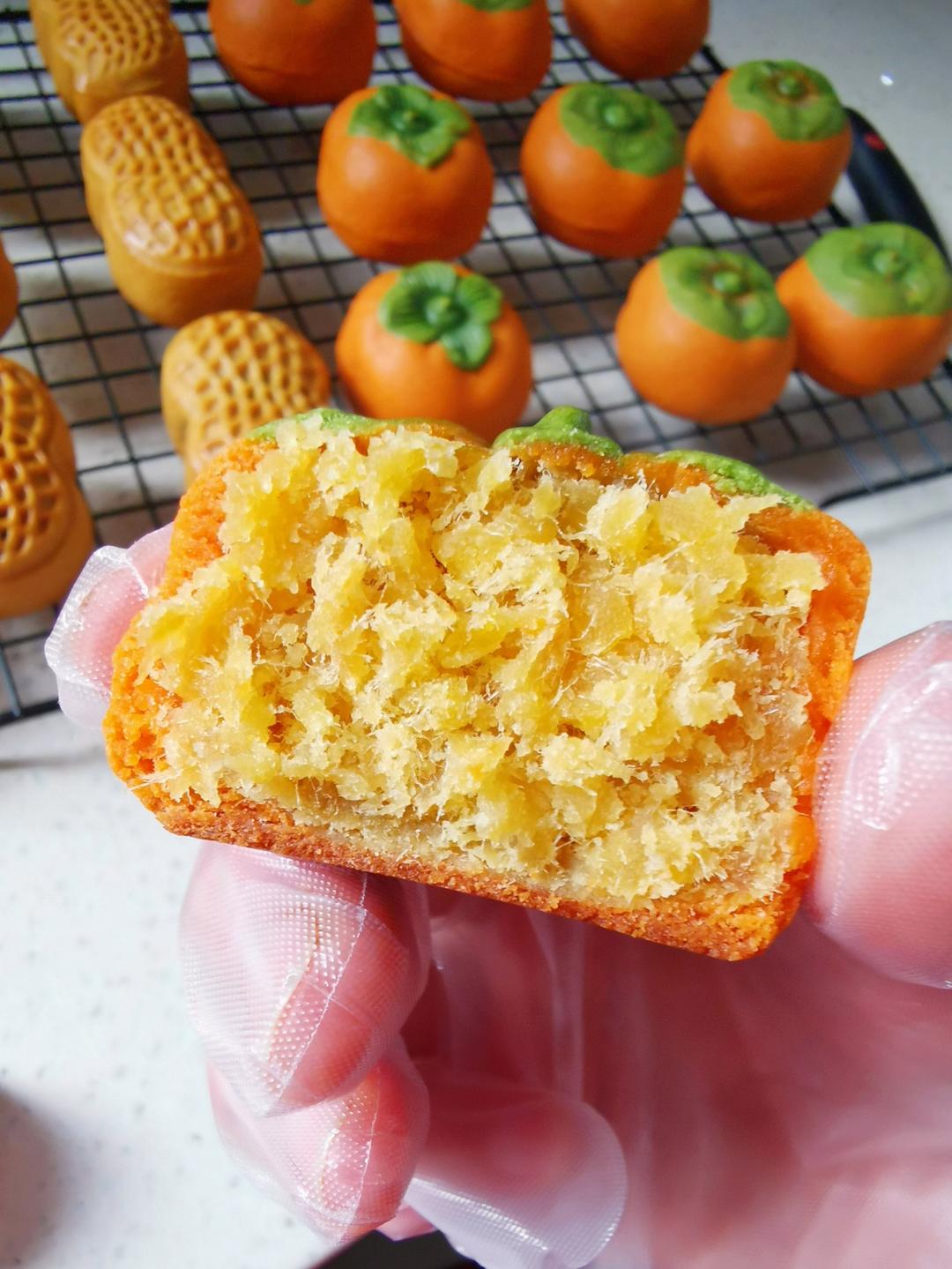 广式奶黄肉松月饼——不用醒面、回油快