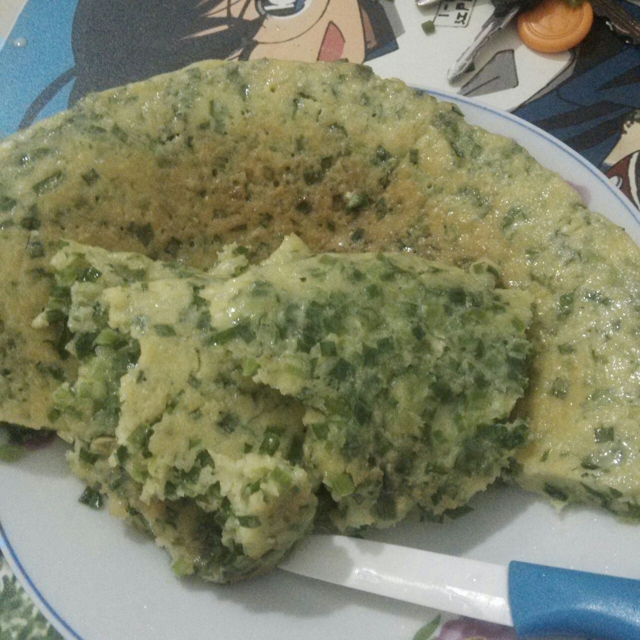 韭菜鸡蛋饼