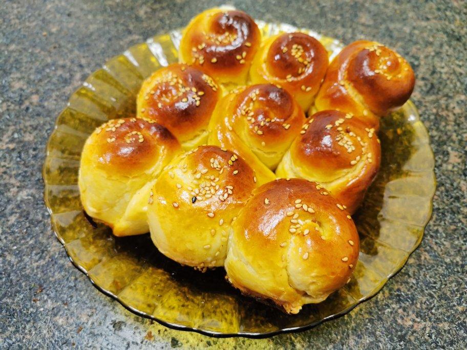 蜂蜜脆底小面包