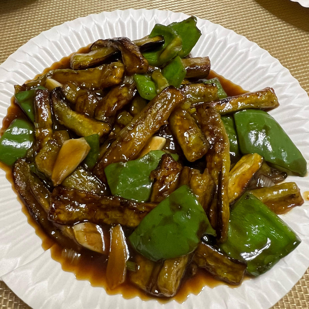 鱼香茄条简易版