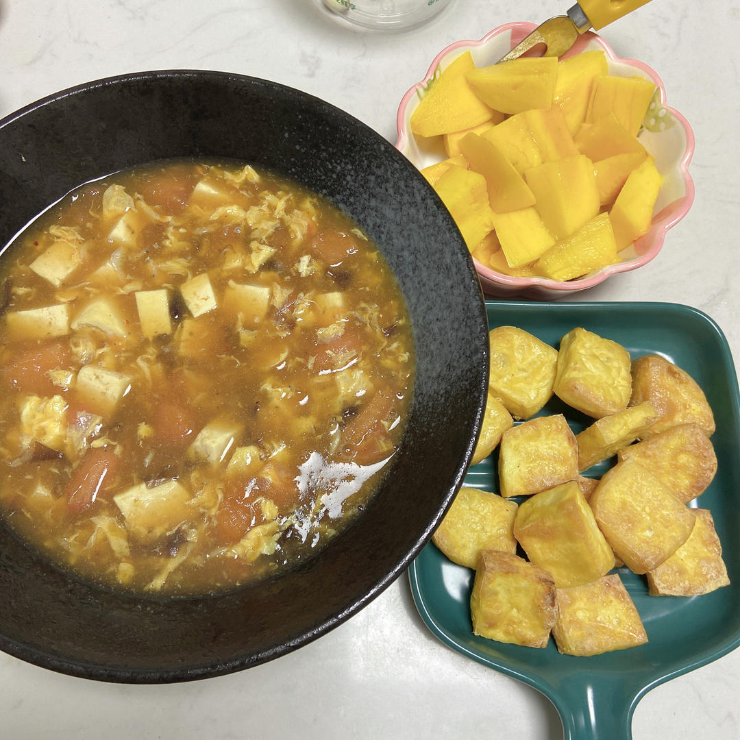 酸辣豆腐汤