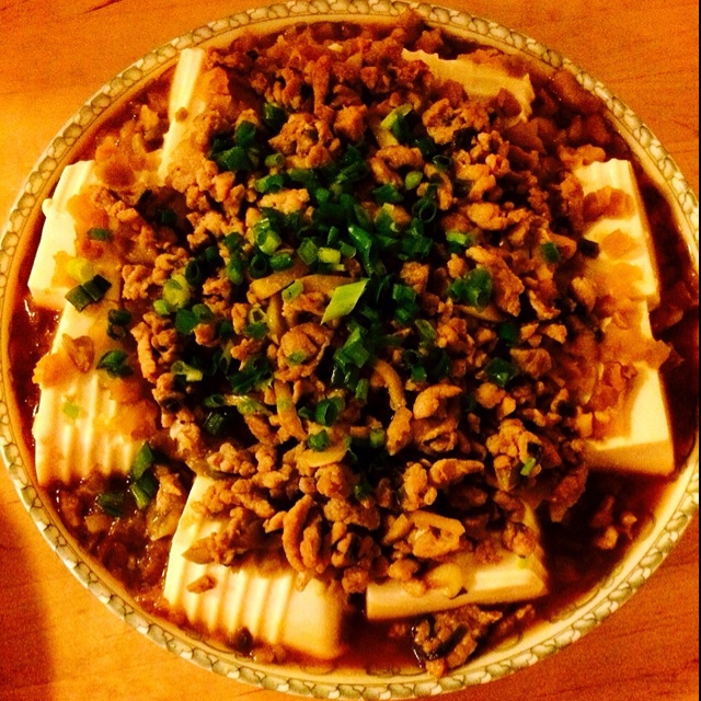 肉末蒸豆腐