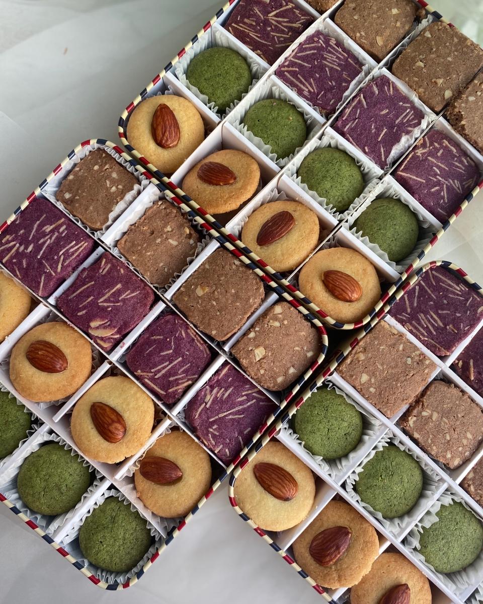 四种口味的香酥曲奇