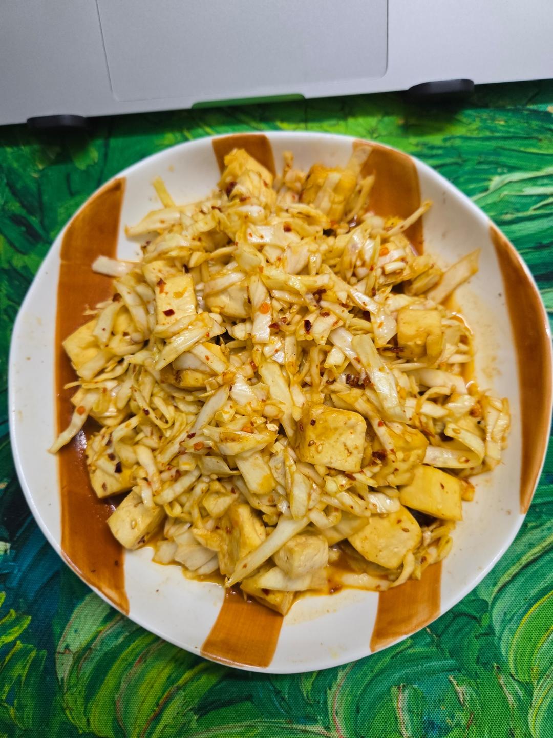 延边包菜拌豆腐