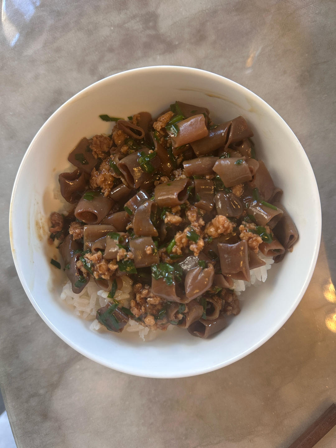 烟台海肠捞饭
