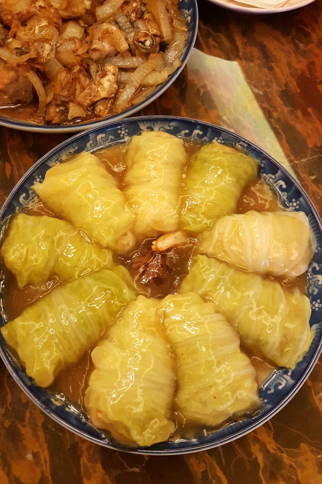 白菜肉糜卷