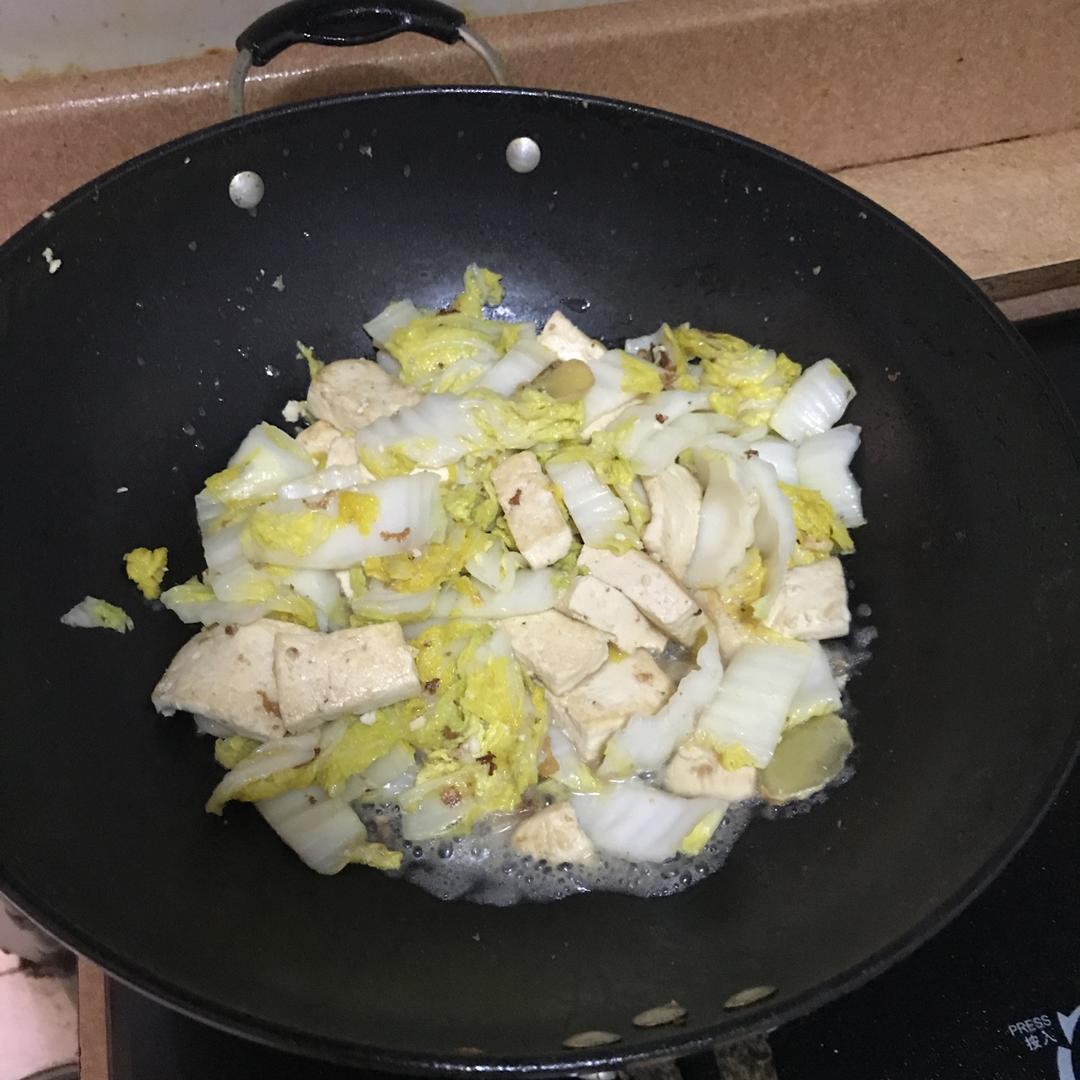 白菜炒豆腐