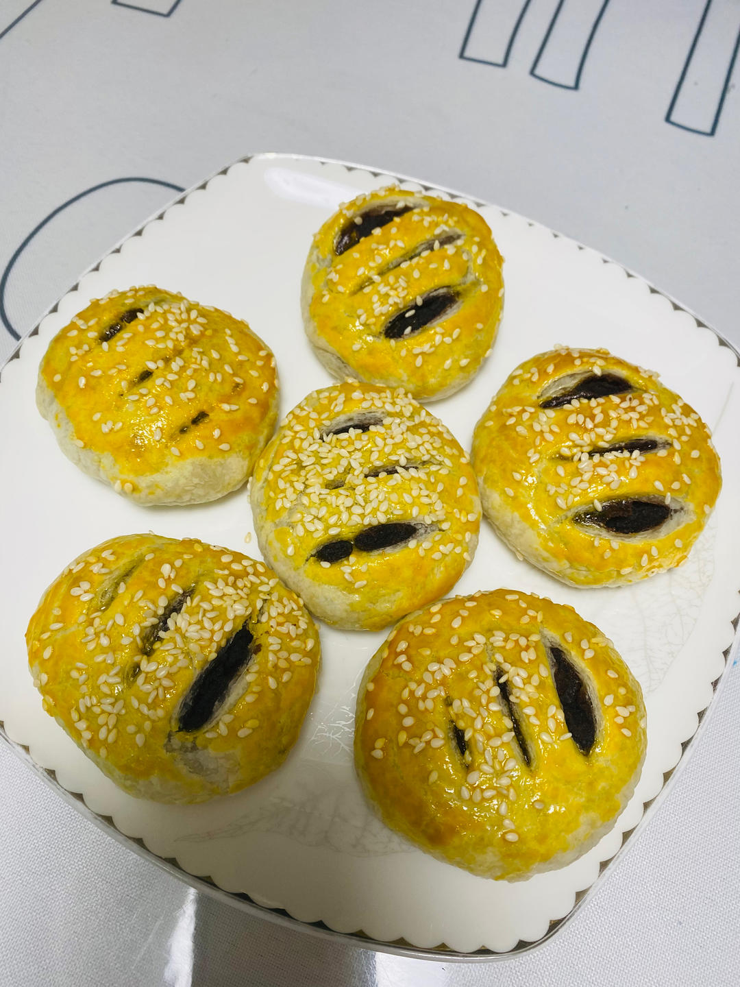 豆沙老婆饼（手抓饼版）