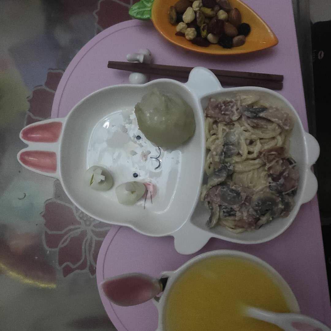 留学生必备主食--奶油蘑菇培根意面🍄🥓
