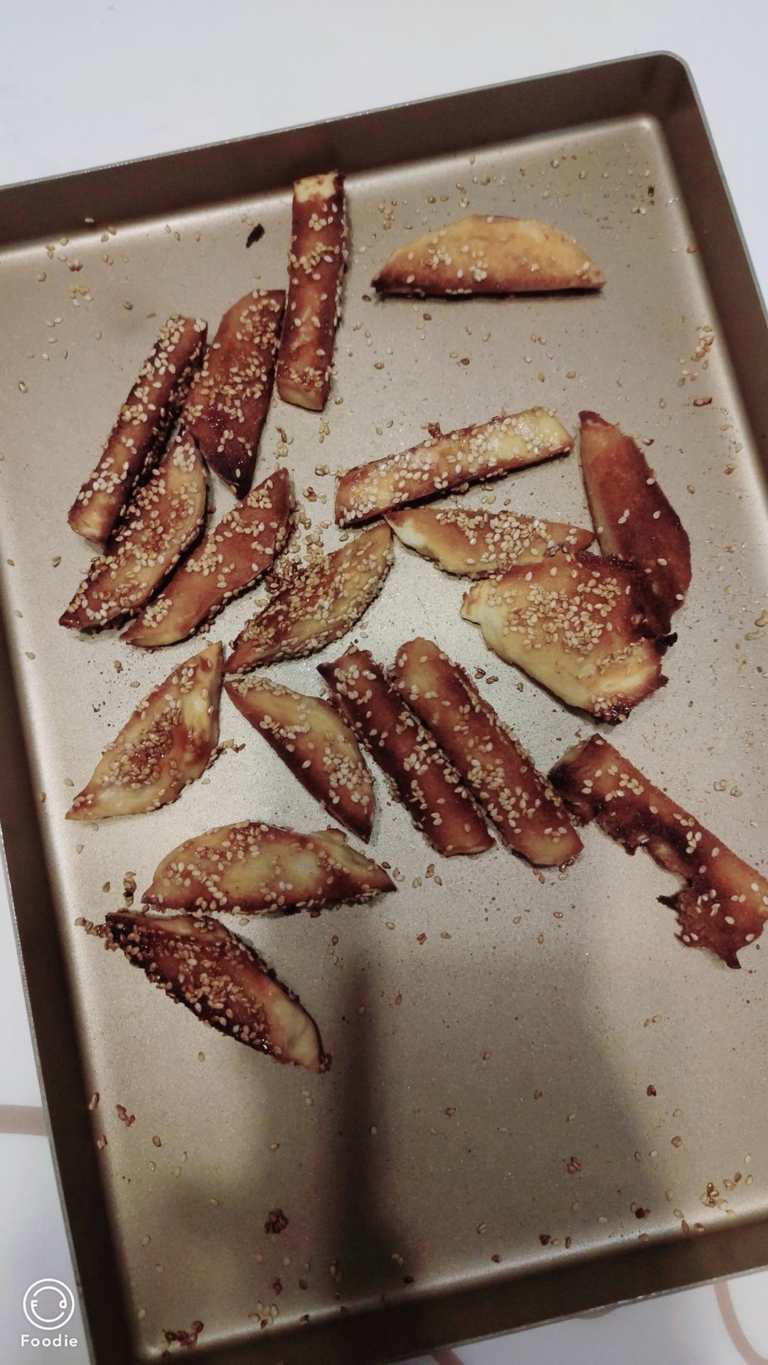 蜂蜜面包条，老少皆宜，看剧小零食