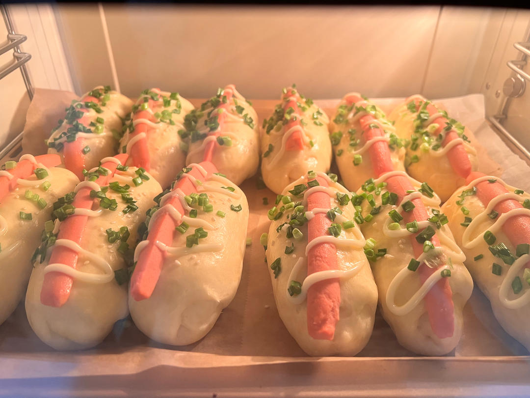 香葱火腿肉松面包