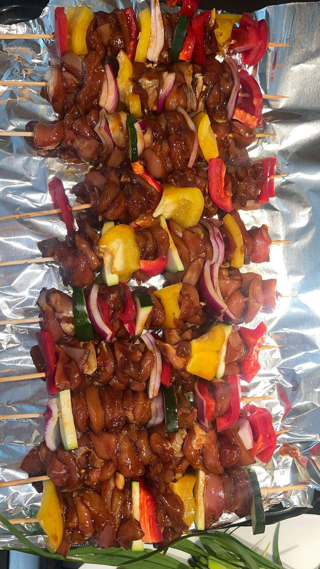 烤箱版照烧鸡肉串