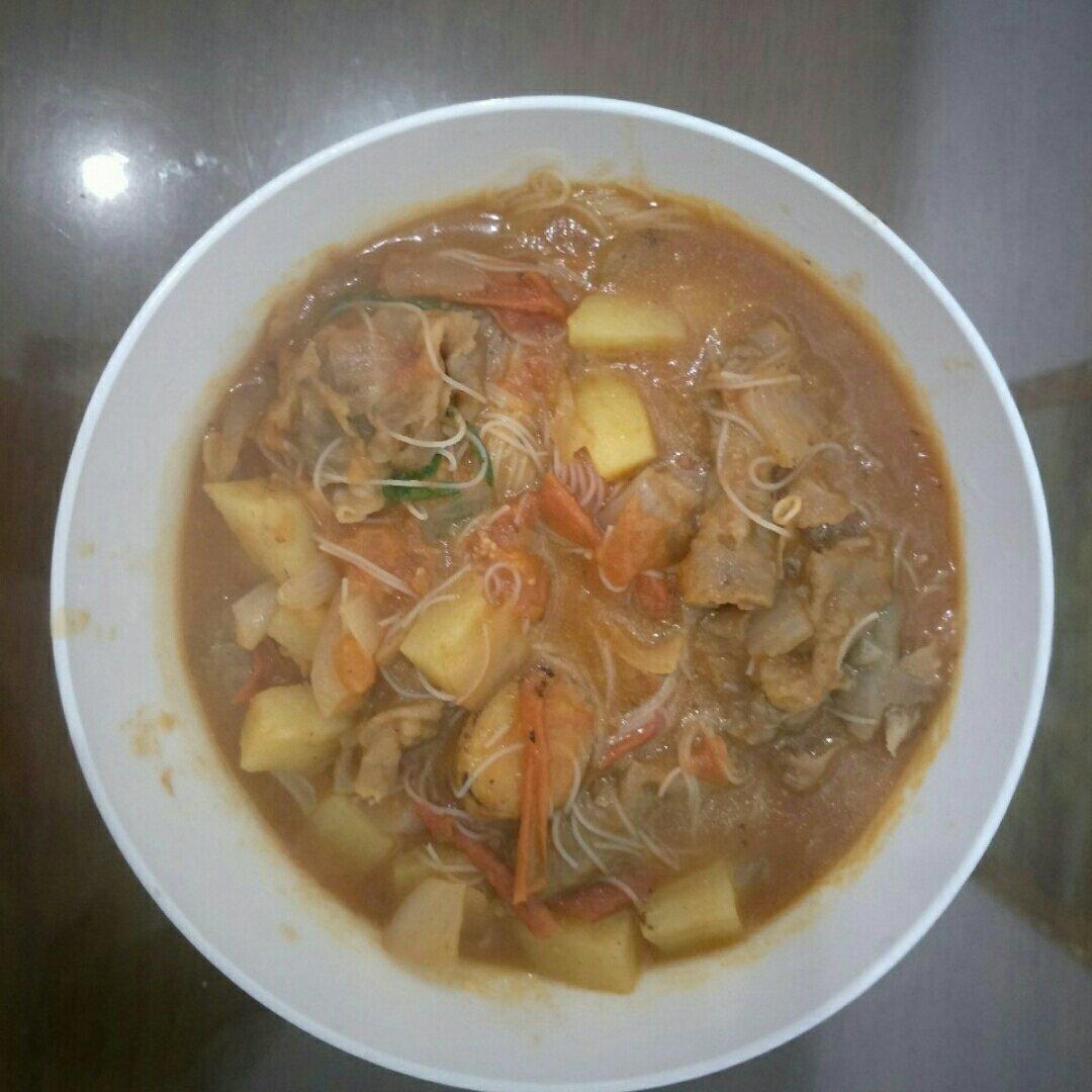 番茄土豆肥牛锅