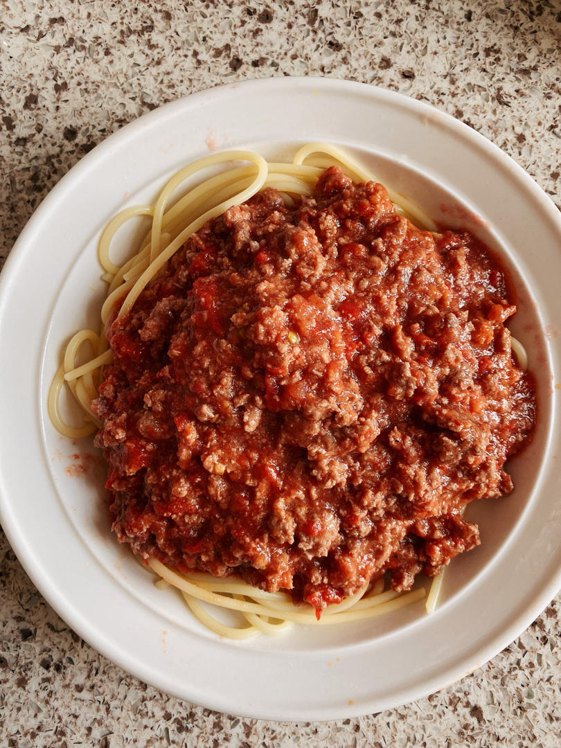 彩虹糖呀做的番茄意大利面