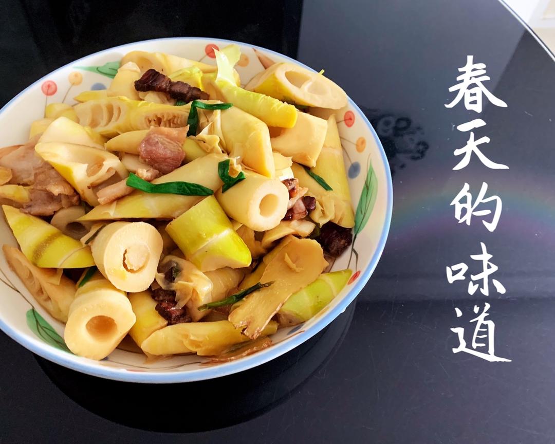 春天的味道春笋炒肉