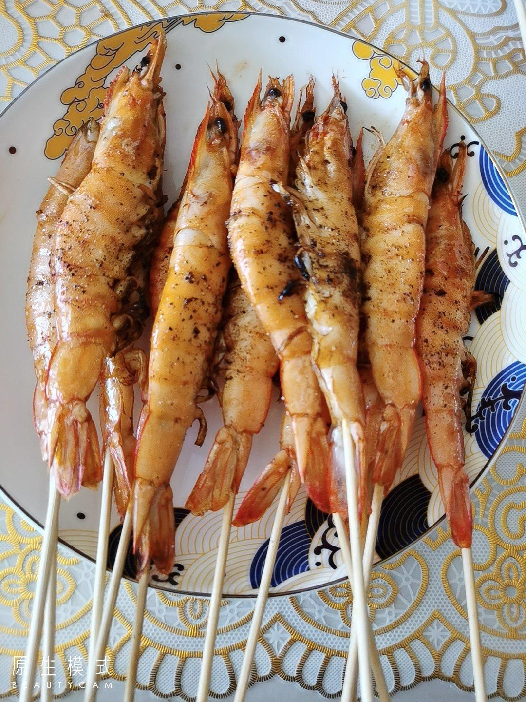 烤虾