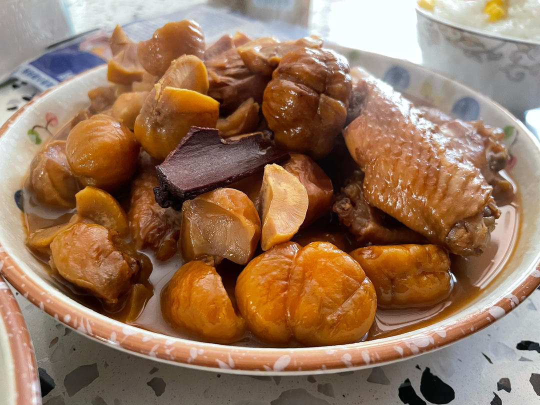 板栗烧鸡翅