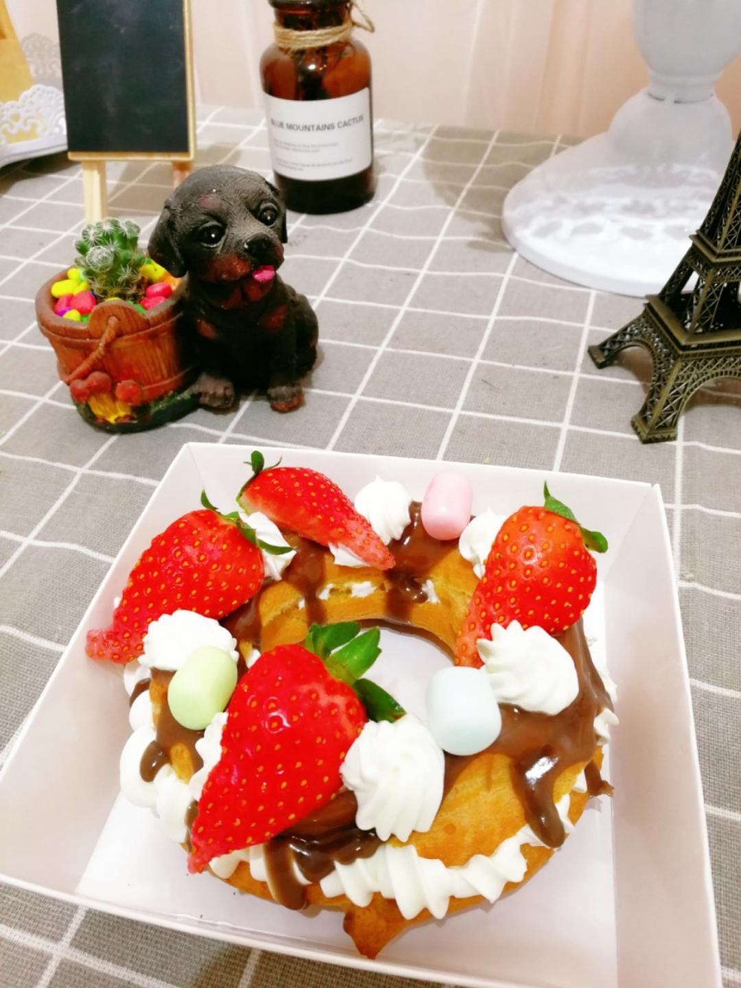 高颜值的花环泡芙