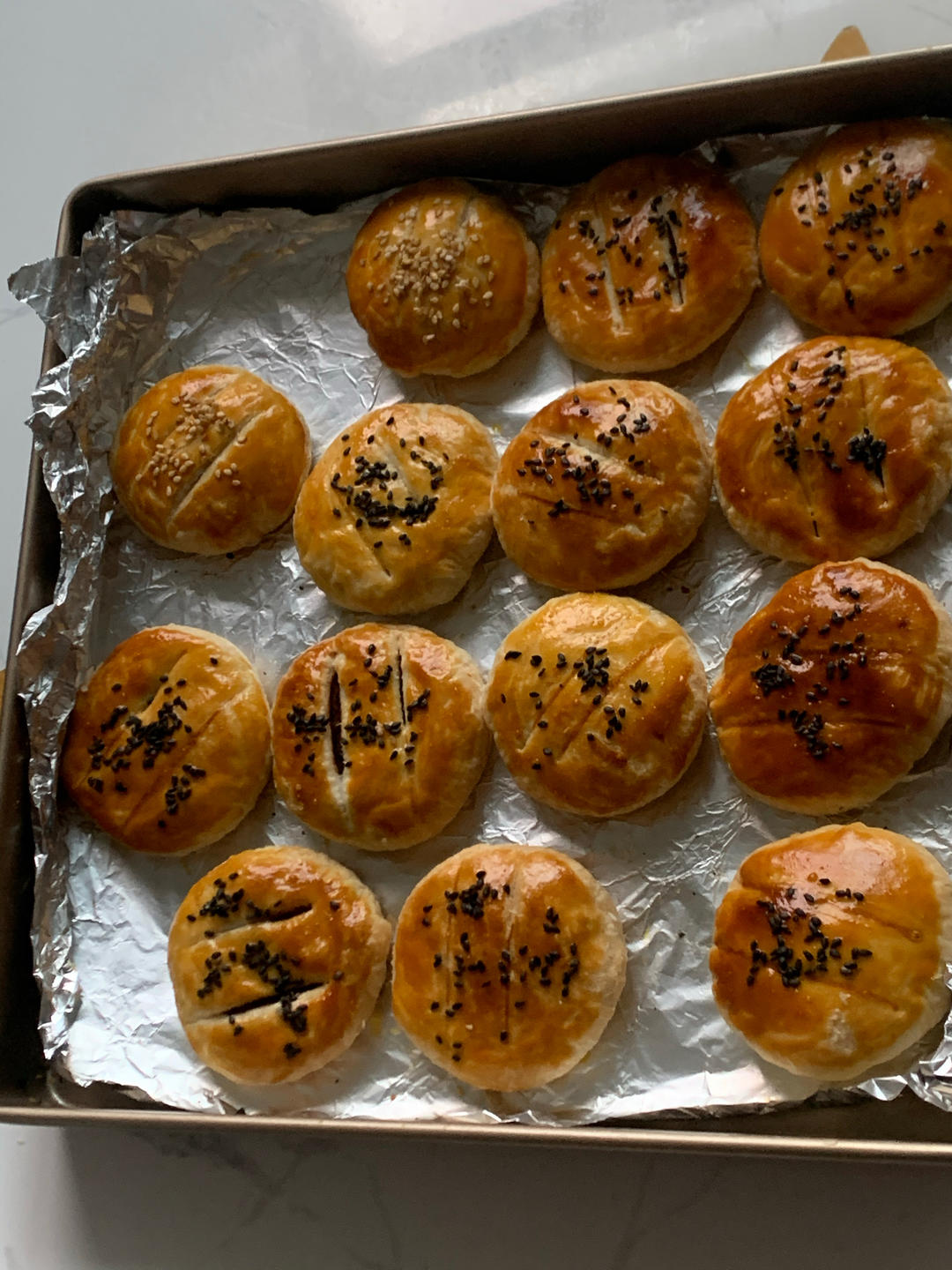 层层起酥的美味豆沙饼（烤箱）酥掉渣