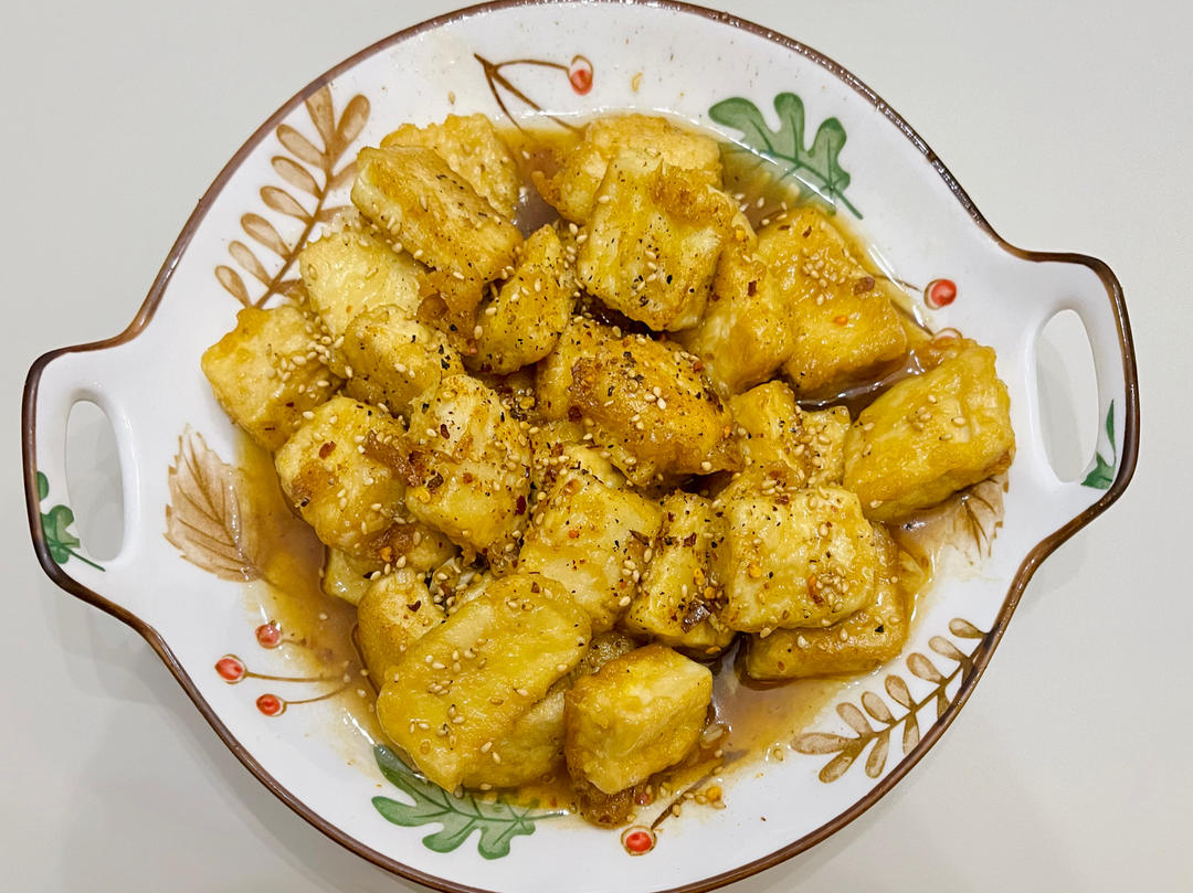 无敌好吃的香煎豆腐