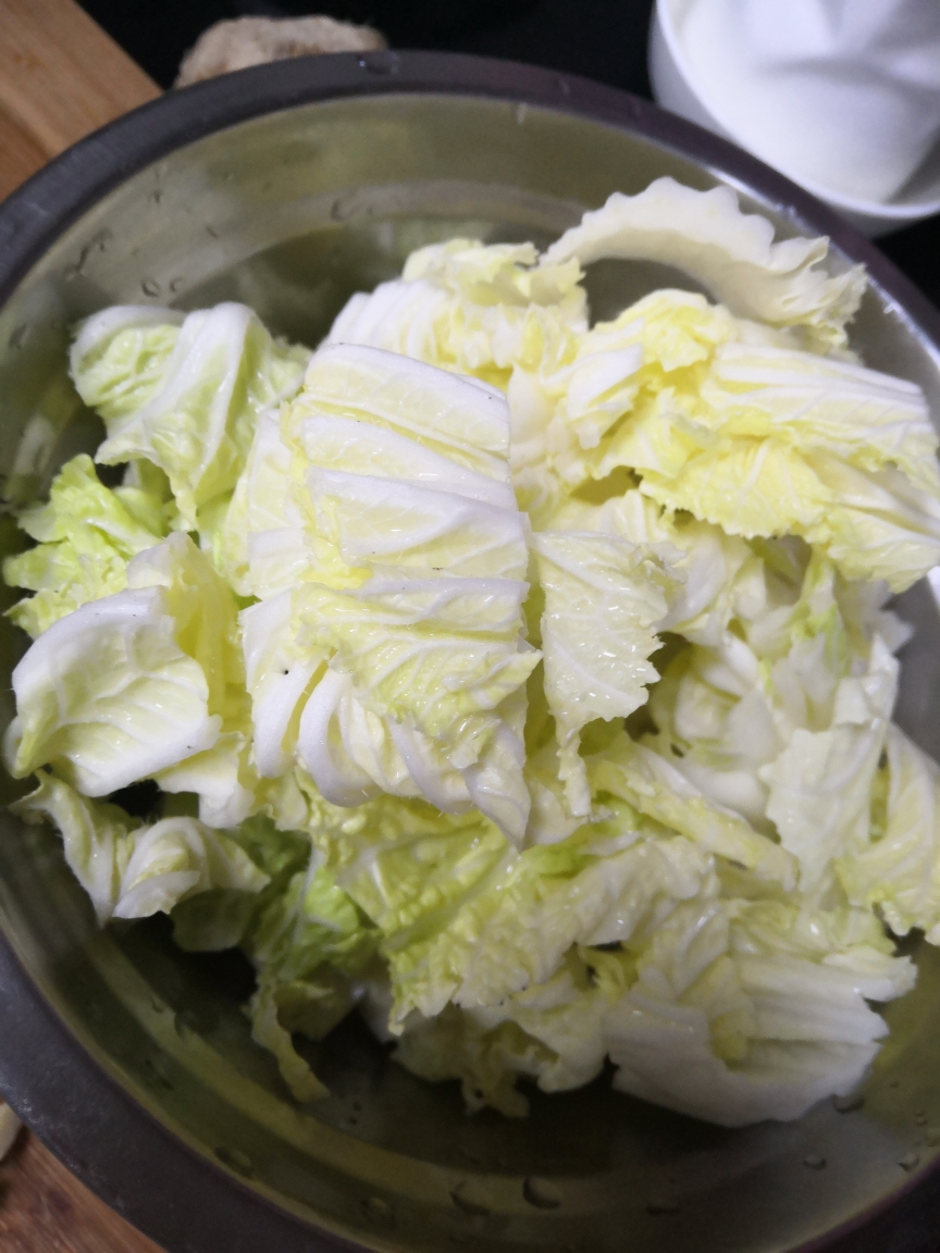 东北家常菜—白菜炖冻豆腐的做法 步骤5