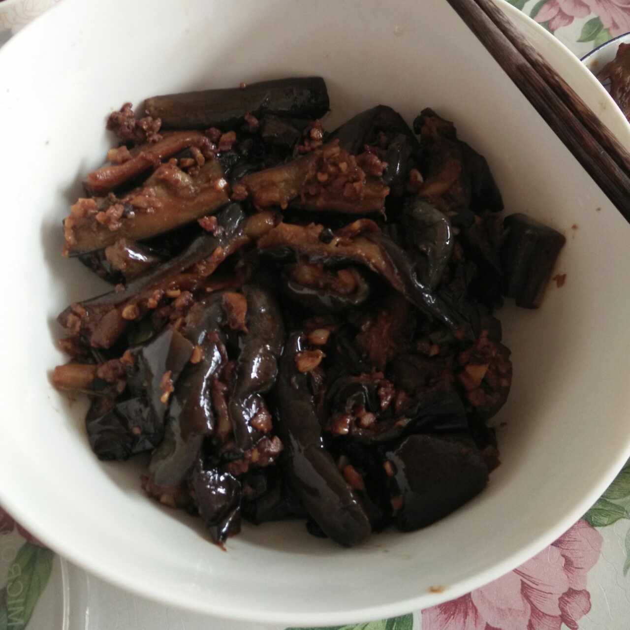 酱香肉末茄子