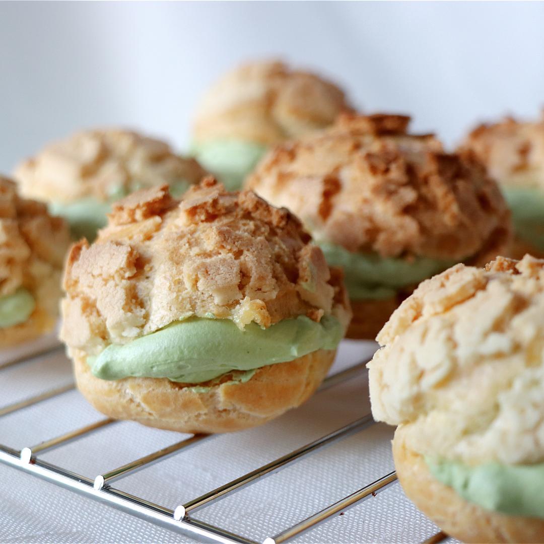 酥皮大泡芙•酥脆可口•简单易成功的详细步骤的做法