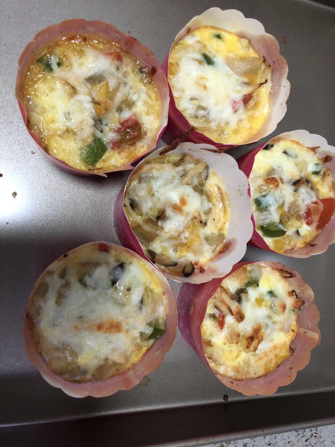 早餐鸡蛋杯cupcake Frittata