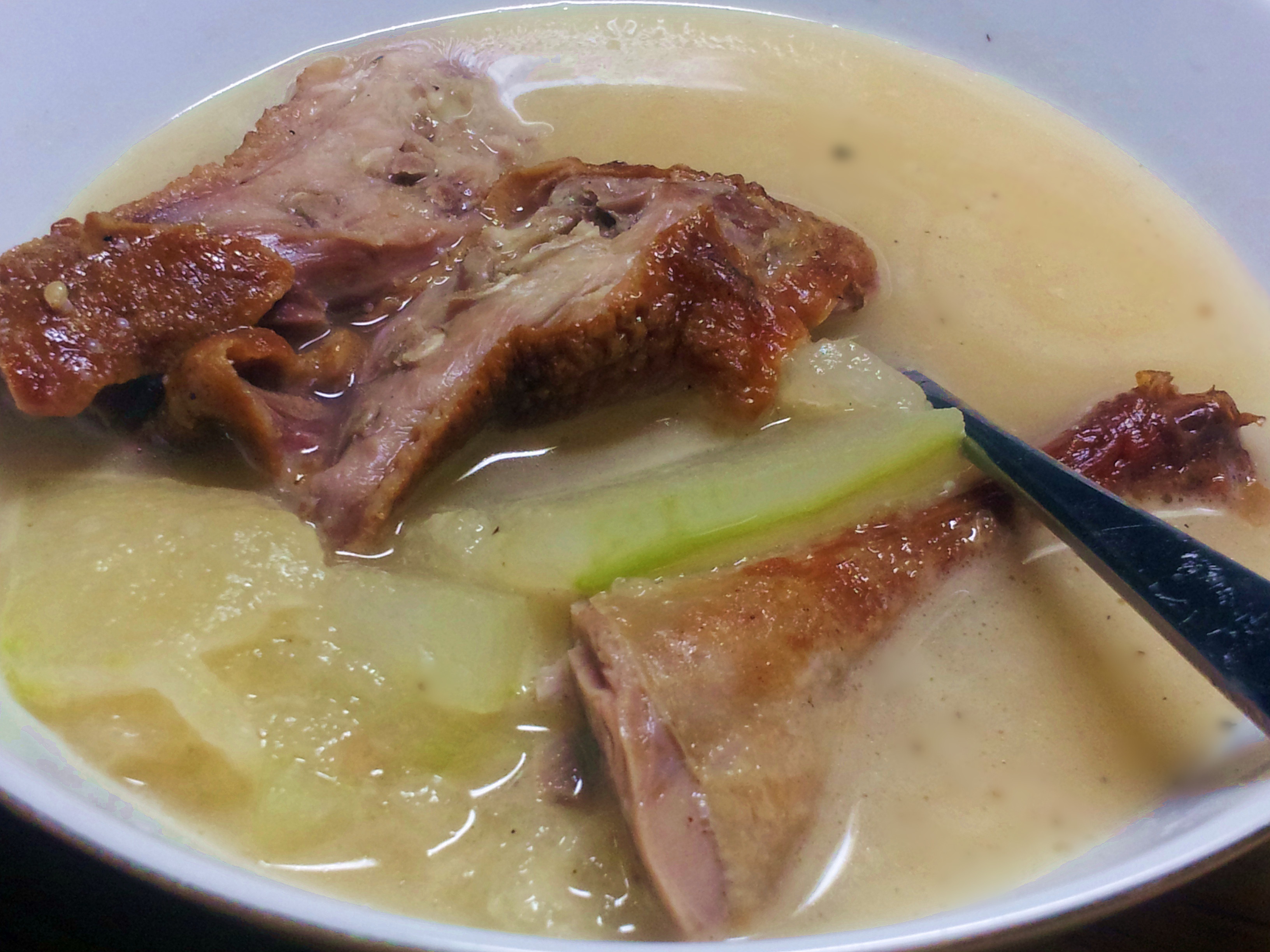sweetlayla做的烤鸭冬瓜汤