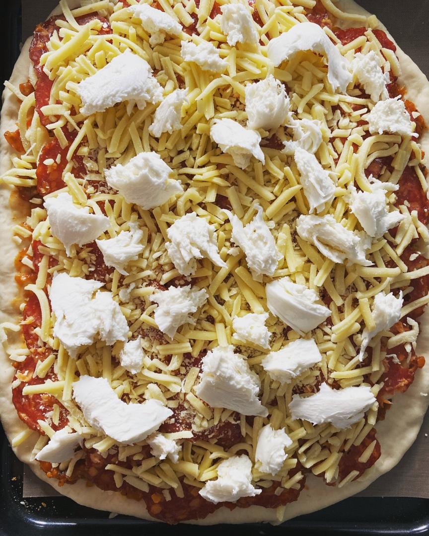 儿子说比BSK好吃的披萨（含披萨酱、饼底做法）