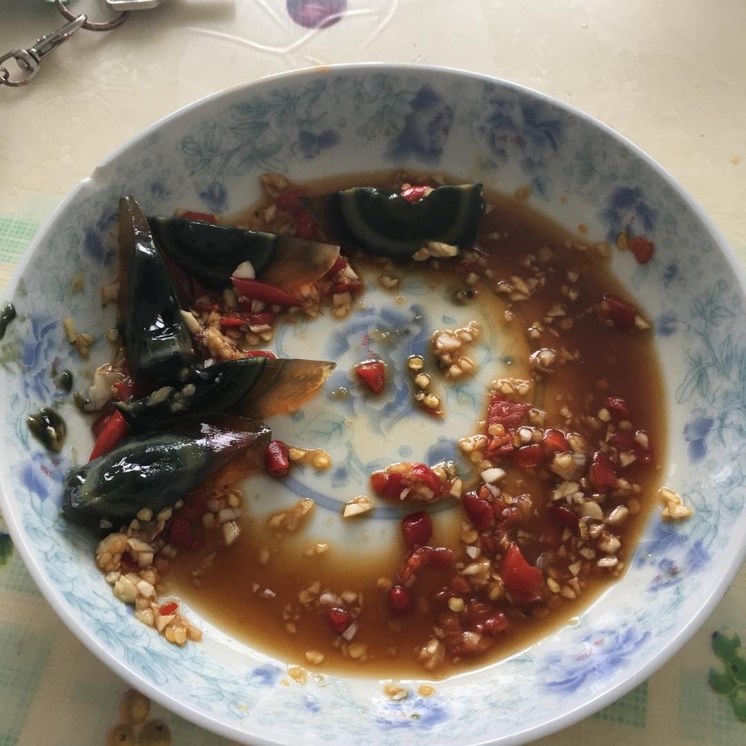 凉拌皮蛋