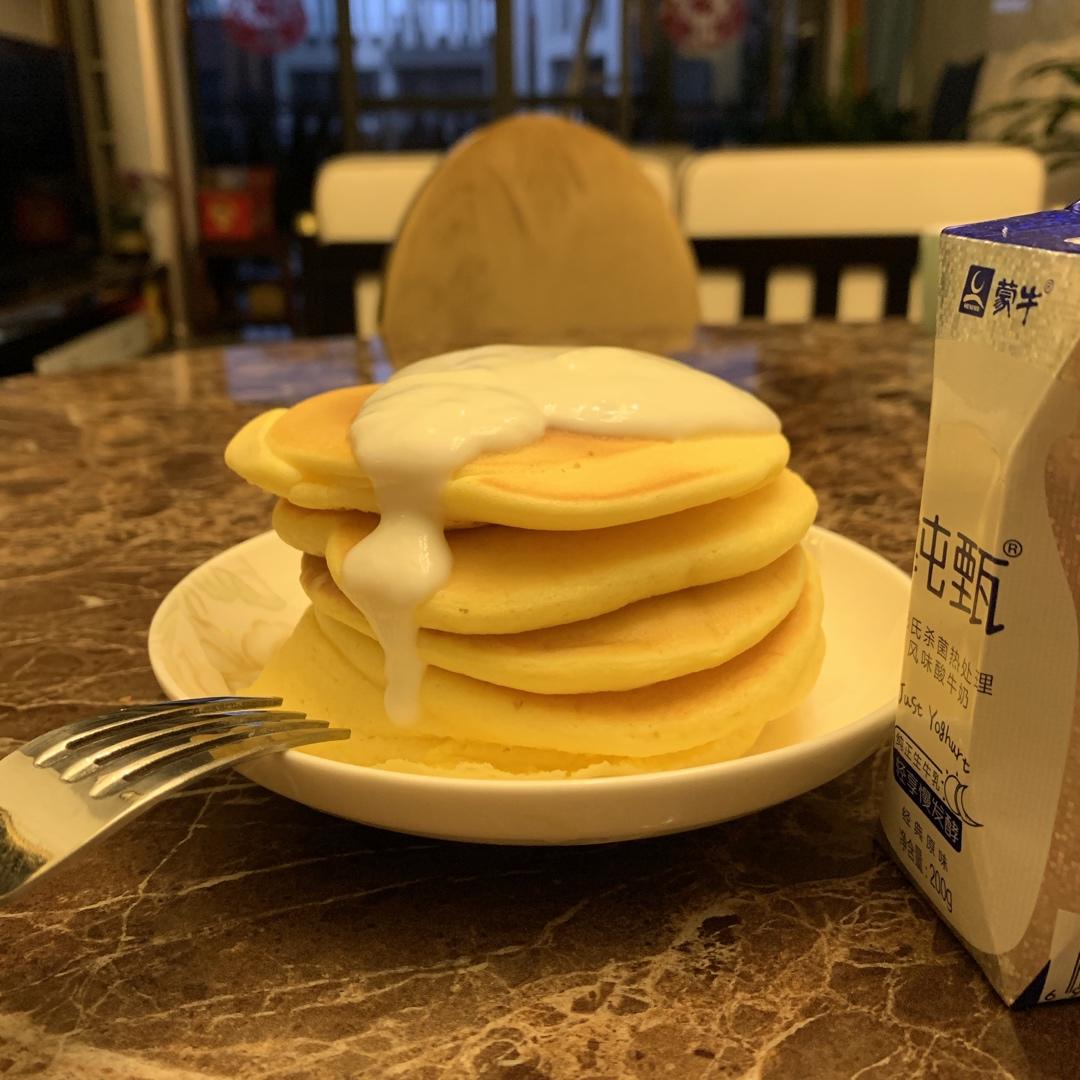 松软喷香的日式松饼舒芙蕾~