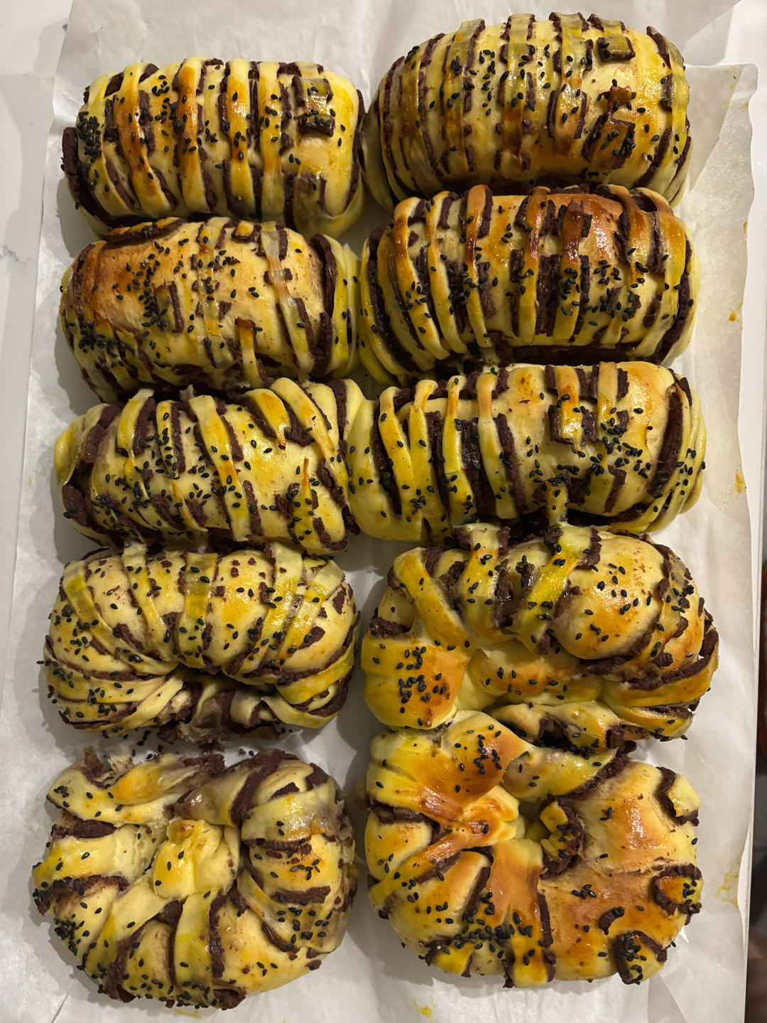 豆沙面包（一次发酵）