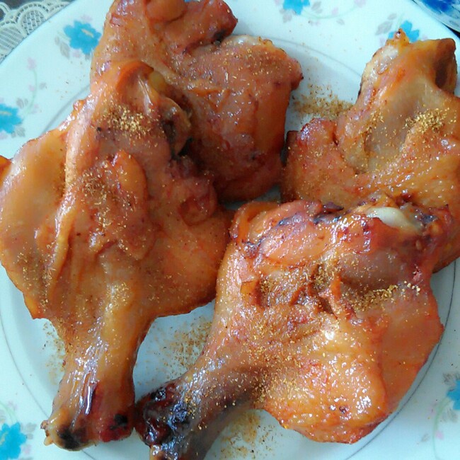 简单烤鸡腿