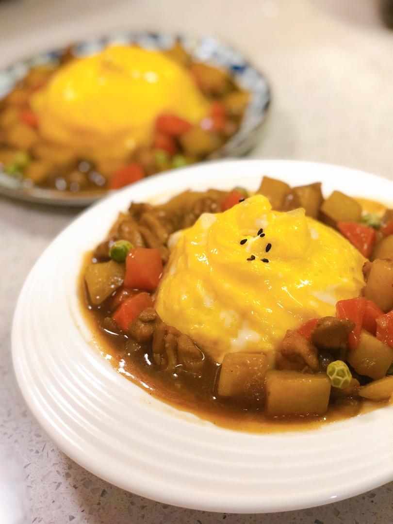 颜值高又好做的裙子蛋包饭