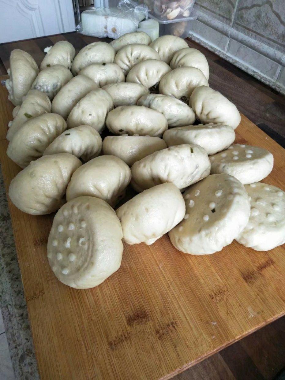 鲜肉大葱肉包（教你水打馅）