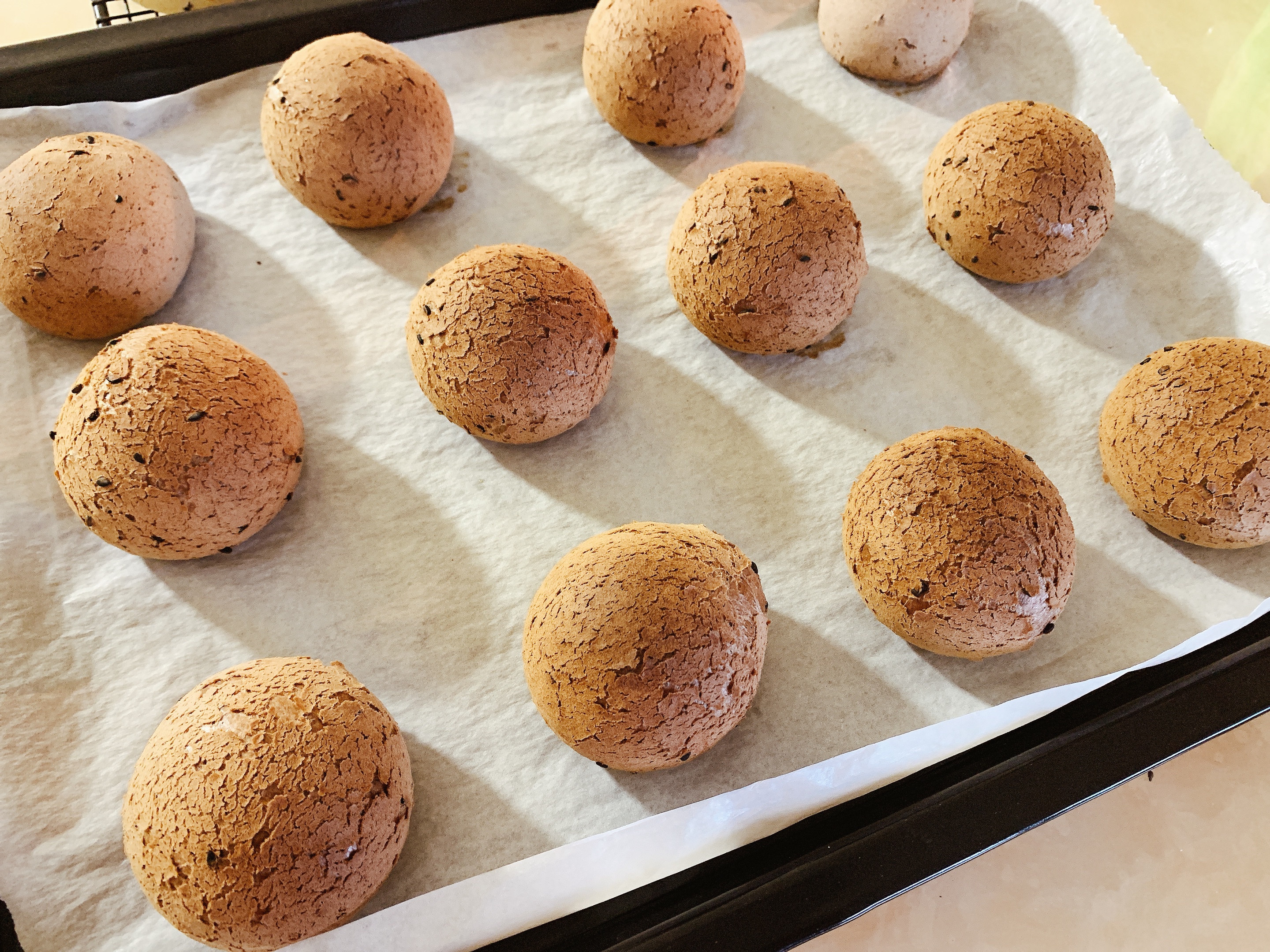 恐龙蛋～原味➕可可麻薯面包的做法 步骤14