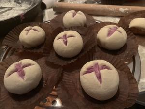 新手紫薯馒头的做法 步骤6