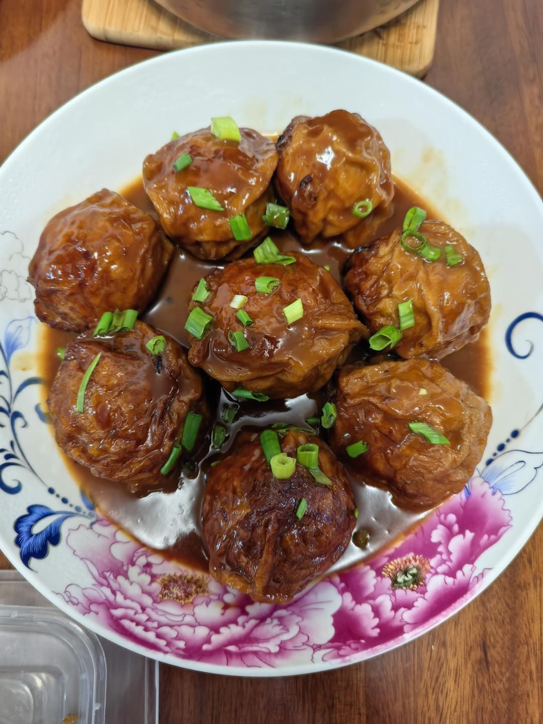 【上海本帮菜】油面筋塞肉（汤汁超下饭）